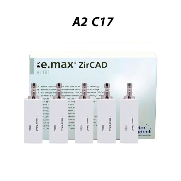 IPS e.max ZirCAD PlanMill LT - блоки из оксида циркония, цвет A2, C17, 5 шт - фото 0