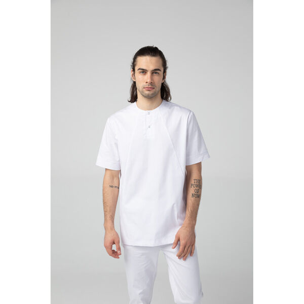 Туника мужская Dr. Nice на 2-х кнопках, белый, 50 - фото 0