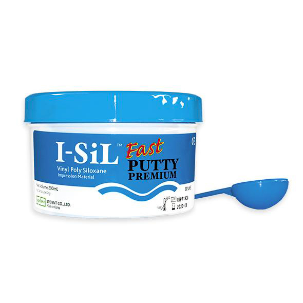 I-SiL Premium Putty FAST - поливинилсилоксановая оттискная масса (А-силиконы Fast), 2х290 г - фото 2