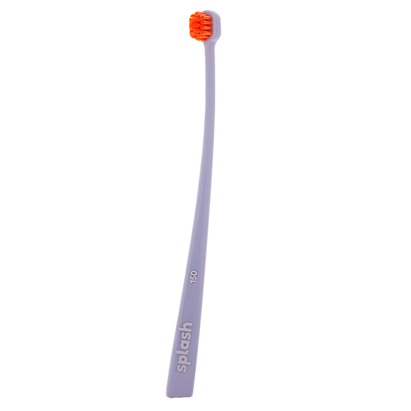 Зубная щетка Splash Brush Single 150, мягкая, сиреневый, 1 шт - фото 0