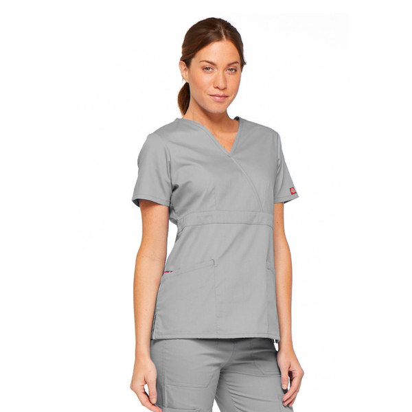 Топ медицинский женский Dickies 86806, серый, XL - фото 3