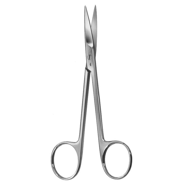 Ножницы хирургические, прямые, остроконечные, длина 130 мм - фото 0