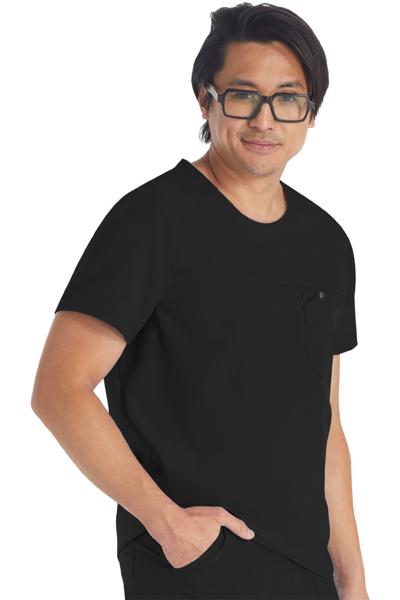 Топ медицинский мужской Dickies DK676, черный, S - фото 3