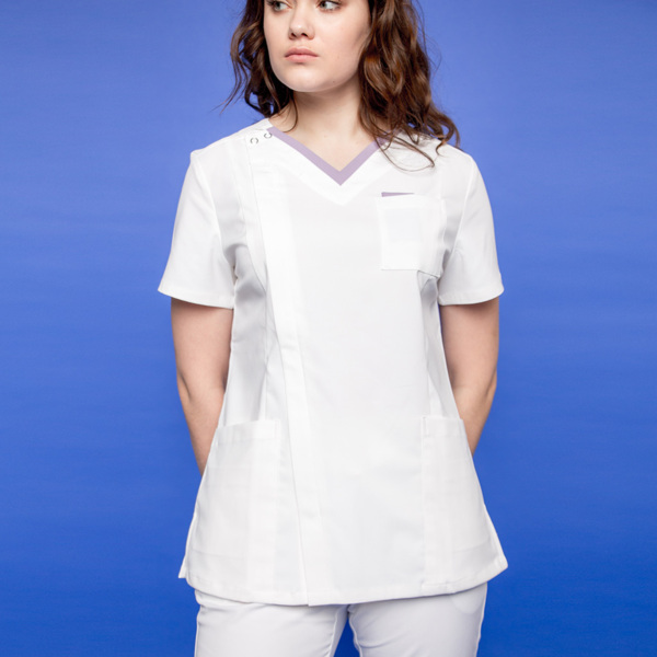 Туника медицинская женская Pulse 268 California R150, белый, XXL - фото 1