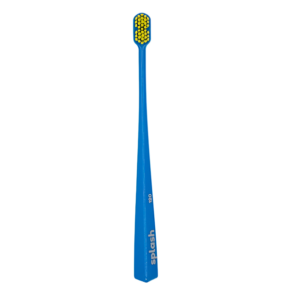 Зубная щетка Splash Brush Double 120, очень мягкая, синий, 1 шт - фото 1