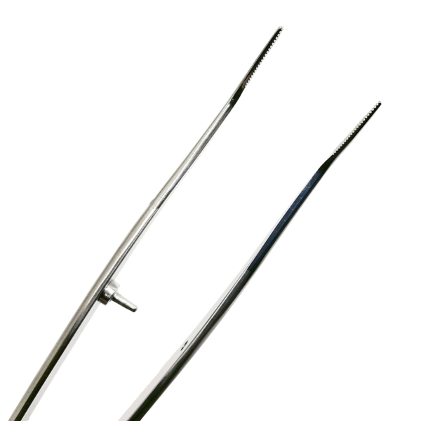 Пинцет перевязочный Hu-Friedy College #2, с зубчатым наконечником, изогнутый - фото 2