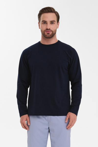 Лонгслив мужской Тезис TZ512, темно-синий, 48 - фото 0