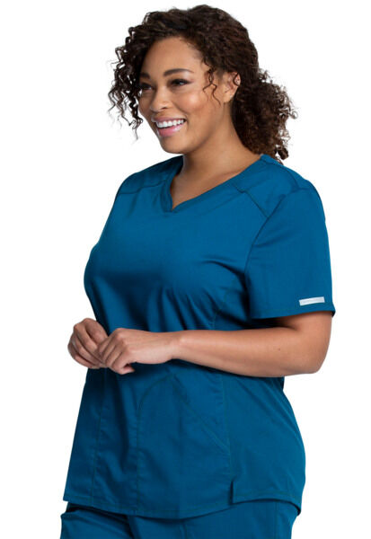 Топ женский Cherokee WW601, сине-зеленый, XXS - фото 5