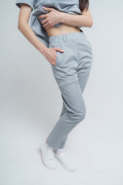 Брюки женские Тезис TZ210, серый, 48 - фото 1