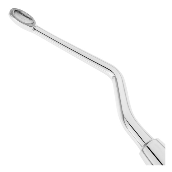 Ложка кюретажная Hemingway, овальная, 3,0 мм, угол терминального изгиба 90  - фото 1