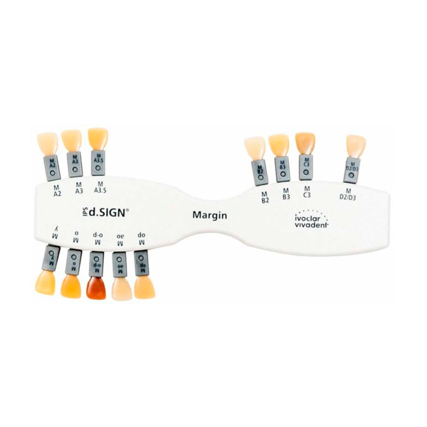 IPS d.SIGN Shade Guide Margin A-D - расцветка плечевых масс A-D - фото 0