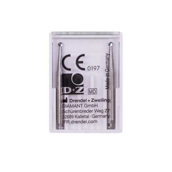 Бор твердосплавный CB 141, шаровидный, D=1.4 мм, RAL, синий, 1 шт - фото 2