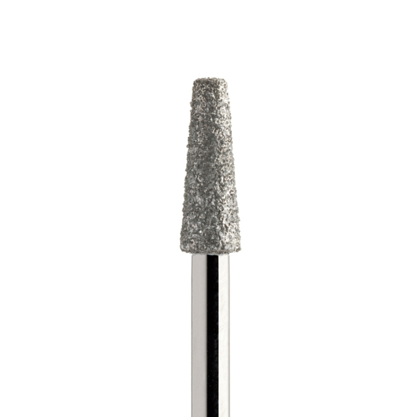 Бор алмазный 846, конус, D=1.6 мм, L=6 мм, FG, синий, 1 шт - фото 0