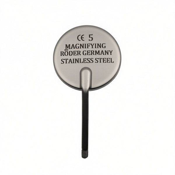 Зеркало стоматологическое Roeder EC aktiv №5, увеличивающее, без ручки, 24 мм, 4 шт - фото 1