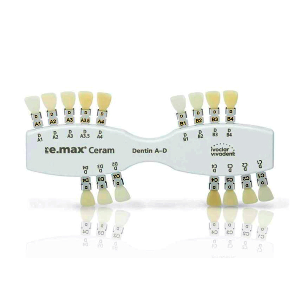 IPS e.max Ceram Shade Guide Dentin A-D - расцветка - фото 0