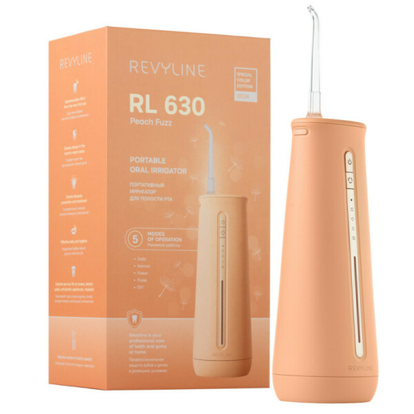 Портативный ирригатор Revyline RL 630, Peach Fuzz - фото 0