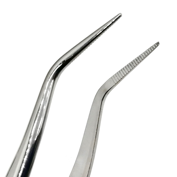 Пинцет перевязочный Hu-Friedy #18, с зубчатым наконечником, изогнутый - фото 5