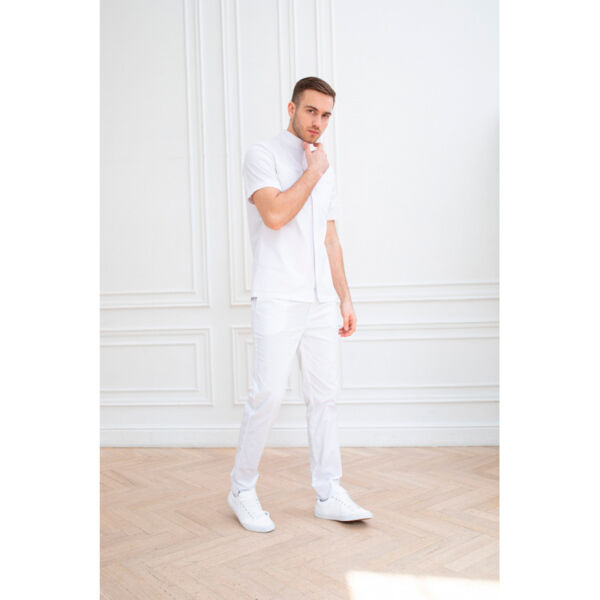 Туника мужская Dr. Nice, на молнии, белый, 48 - фото 2