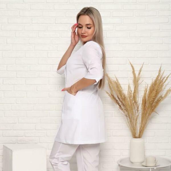 Халат женский 200ТСА, белый, 60 - фото 2