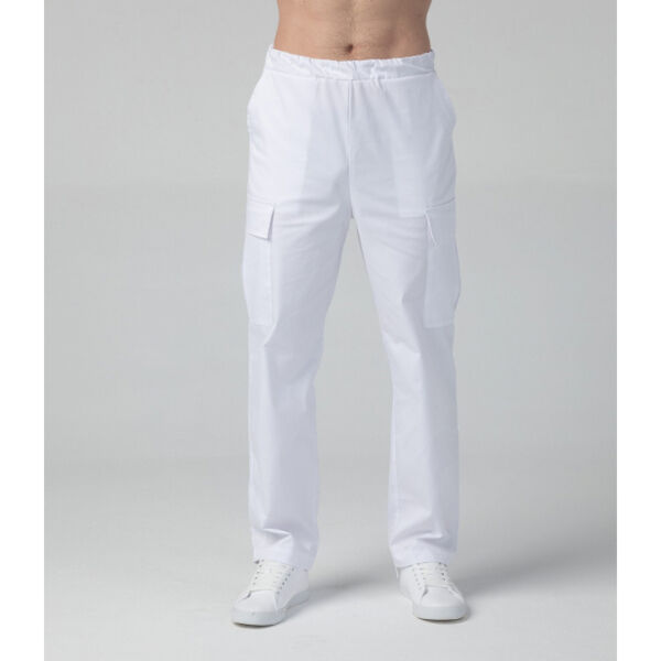 Брюки мужские Dr. Nice с карманами, белые, 48 - фото 0