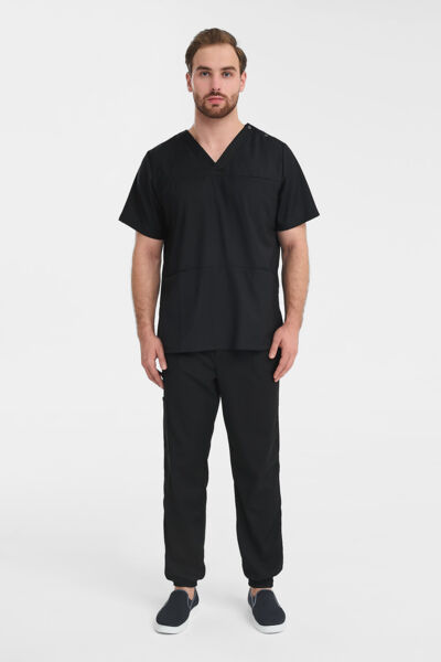 Джоггеры мужские Тезис TZ625, черный, 48 - фото 1