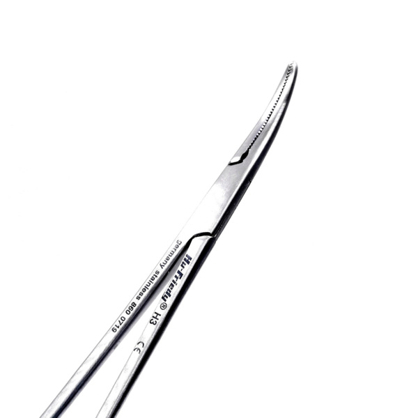 Зажим Halsted-Mosquito #3, кровоостанавливающий, изогнутый, 12 см - фото 5