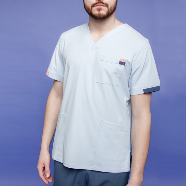 Туника мужская 258 Michigan, R132 светло-голубой, S - фото 0