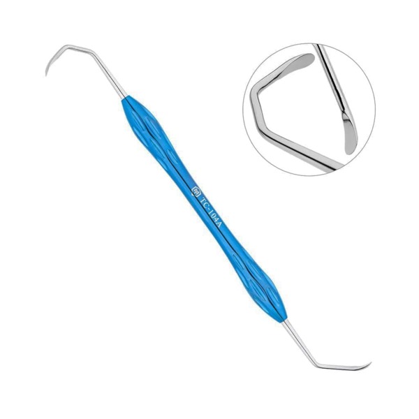 Кюретка стоматологическая, двусторонняя, ручка А, 4.6х4.6 мм, длина 180 мм - фото 1