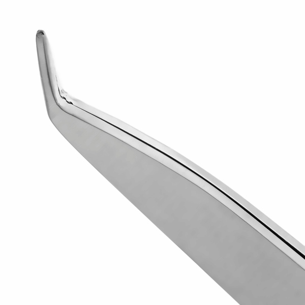 Пинцет ортодонтический HLW №H-321, изогнутый, обратный, для брекетов, рифленые зубчики, L=130 мм, сталь, 1 шт - фото 2