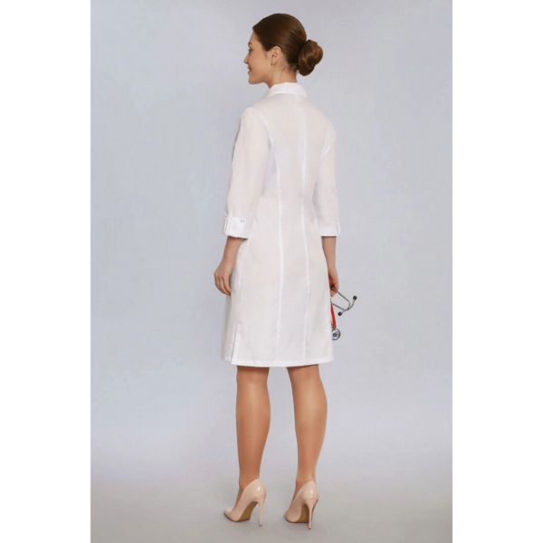 Халат женский 219 Satory, 3/4 рукав, белый, 44 - фото 2