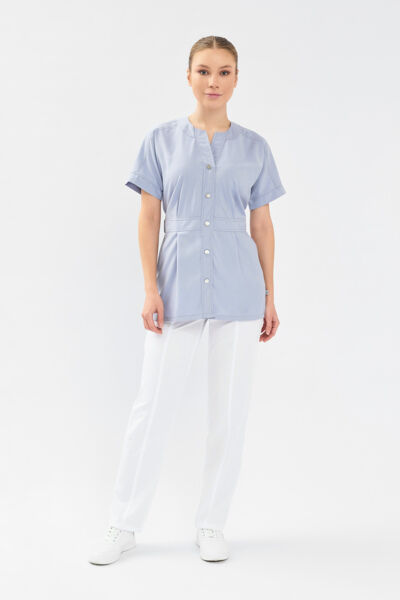 Рубашка женская Тезис TZ462, серый, 50 - фото 1