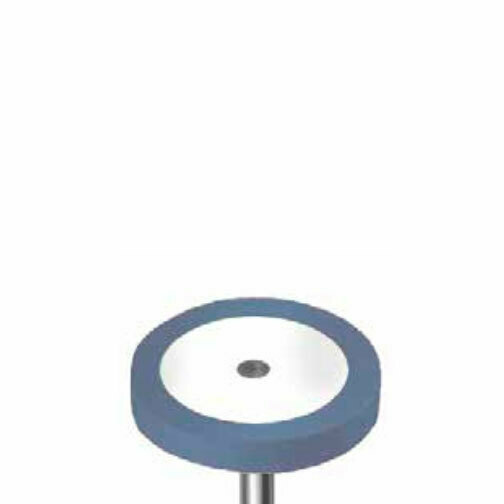 Полир по керамике и металлу P 9544 C, с алмазным зерном, колесо, 1-я ступень, D=17.0 мм, L=2.5 мм, HP, синий - фото 0