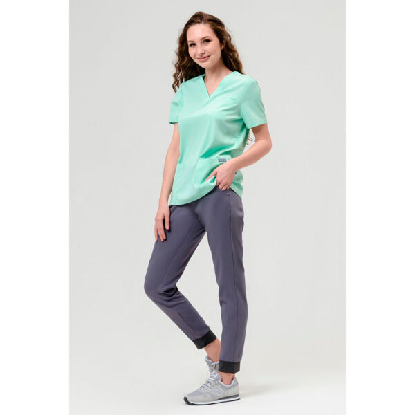Брюки медицинские женские ELYON, темно-серый, 44 - фото 1