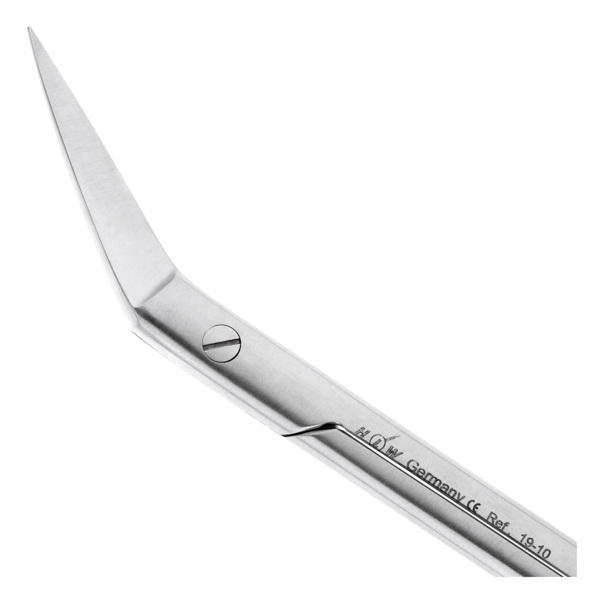 Ножницы хирургические LockliN, двойные угловые, зубчатые, 16 см - фото 1