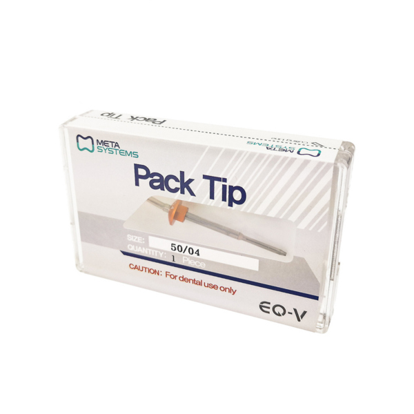 Насадка Meta Systems EQ-V PackTip, для конденсации гуттаперчи к аппарату EQ-V Pack, 50/04, желтый, 1 шт