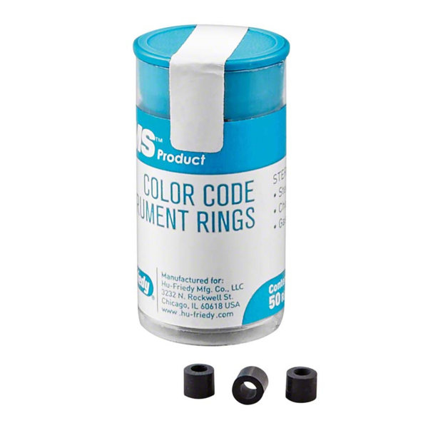 Кольца маркировочные IMS, маленькие, черные, для ручек №2, 4, 50 шт - фото 0