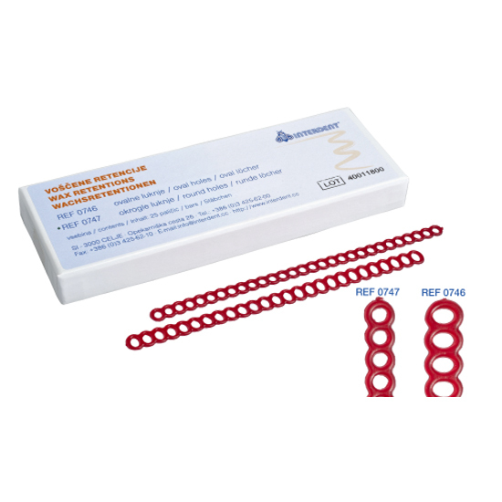 Восковая ретенция Interdent, овальная, 25 шт - фото 0