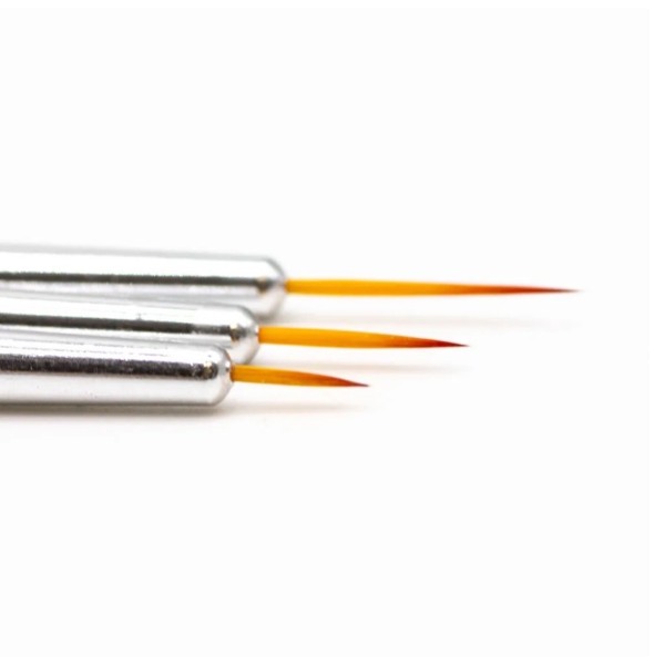 Кисточки стоматологические Dentins, для нанесения краски, цветные, 3 шт - фото 1