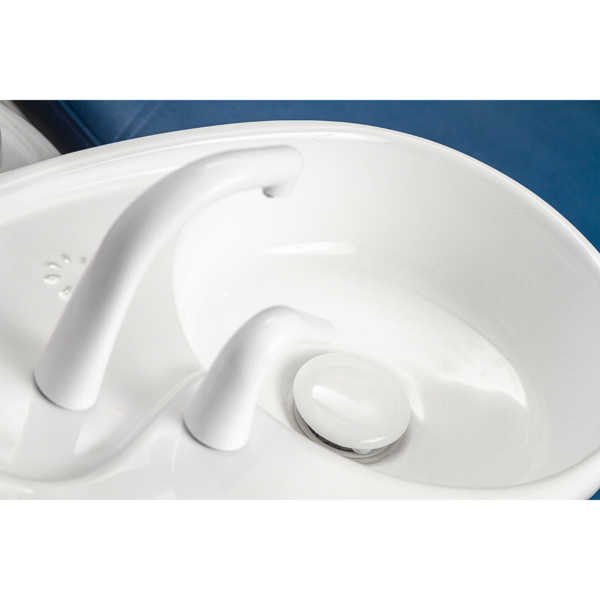 Стоматологическая установка SAFETY M2 с принадлежностями, верхняя подача, с 24-диодным светильником	 - фото 3