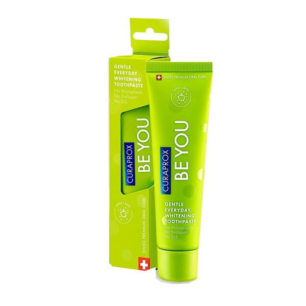 Зубная паста Curaprox Be You "Яблоко и алоэ", отбеливающая, 60 мл, 1 шт - фото 3