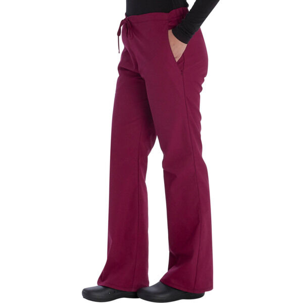 Брюки медицинские женские Vital Threads VT513C, винный, XL - фото 1