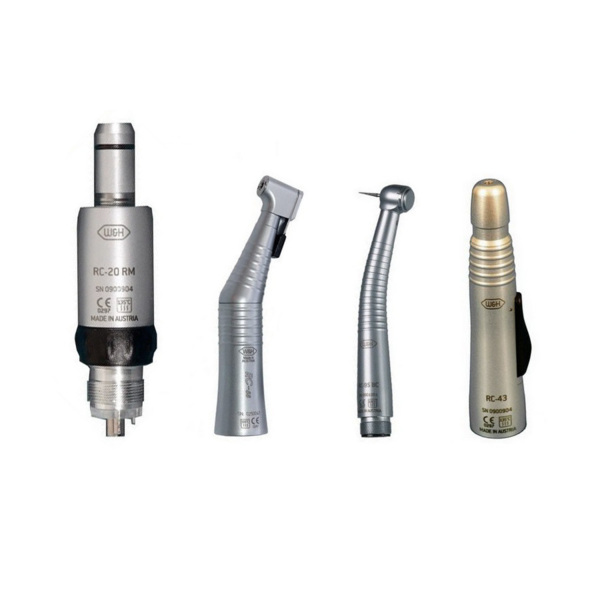 Комплект RС 3 RM-P - комплект наконечников (турбина 4, угловой, прямой, микромотор 4-канальный) - фото 0