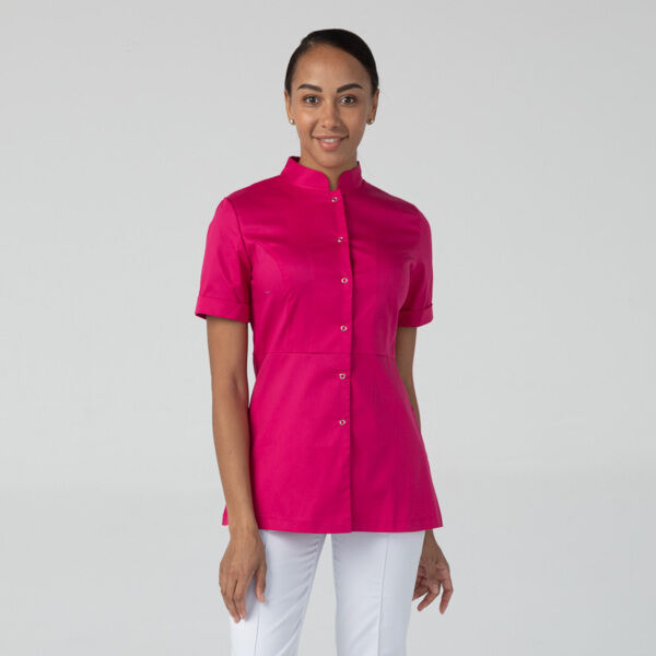 Туника женская Dr. Nice на кнопках, малиновый, 54 - фото 2