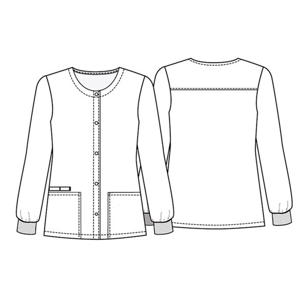 Куртка женская Cherokee CK301, зубы, 4XL - фото 4
