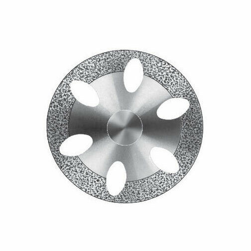 Алмазный диск 911 HPC, сверхгибкий, перфорированный, D=22.0 мм, L=0.15 мм, B=3.0 мм, HP, желтый - фото 0