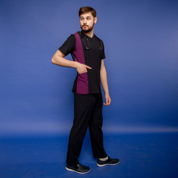 Туника мужская 260 Wisconsin, R148-143 синий/фиолетовый, L - фото 1