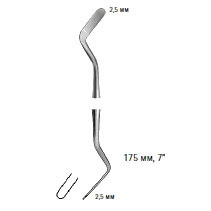 Шпатель, жесткий, 2,5/2,5 мм, длина 175 мм - фото 1