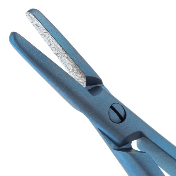 Иглодержатель микрохирургический, прямой, для иглы 5/0, 1,5 мм, длина 180 мм - фото 1