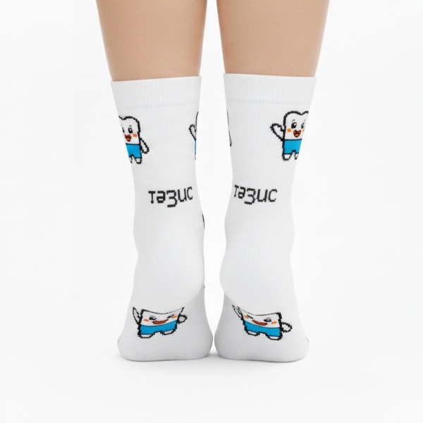 Носки женские Тезис, "Зубики", белый, 36-40 - фото 2