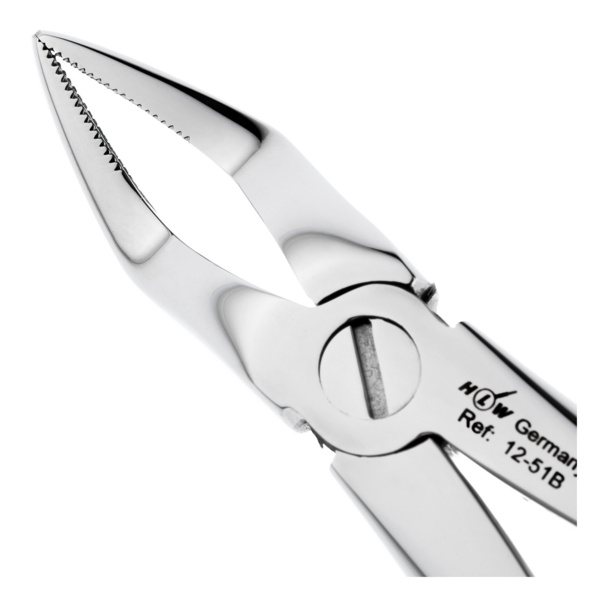 Щипцы для удаления зубов, детские, верхние корни, Байонеты, с упором, анатомические - фото 3